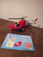 Playmobil 4824 brandweer helikopter, Ophalen of Verzenden, Zo goed als nieuw, Complete set