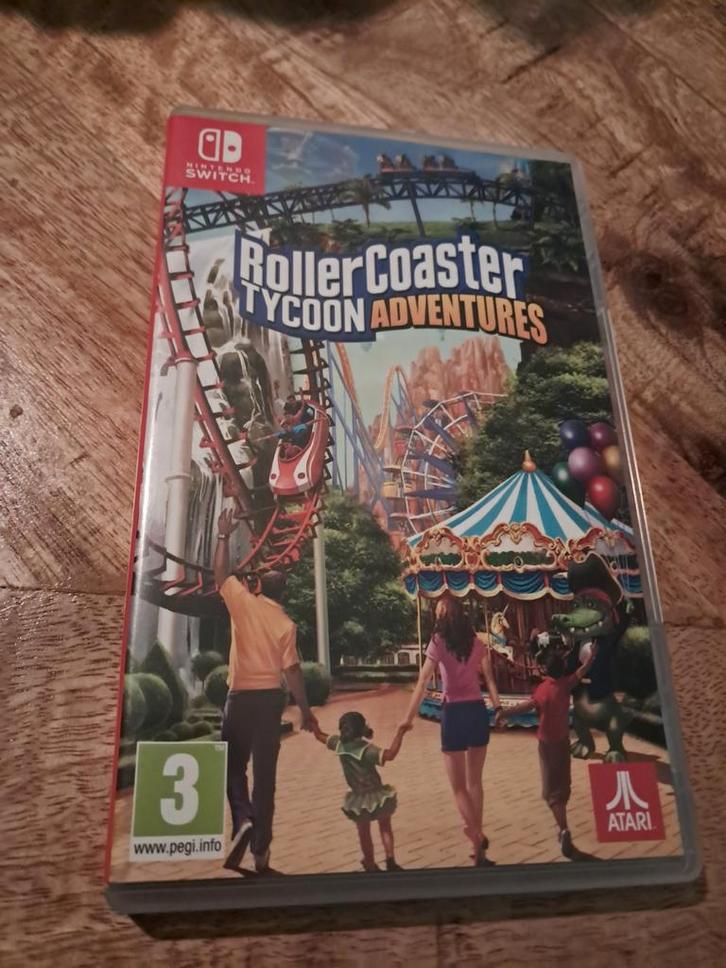 RollerCoaster Tycoon Adventures, Spelcomputers en Games, Games | Nintendo Switch, Zo goed als nieuw, Simulatie, 1 speler, Vanaf 3 jaar