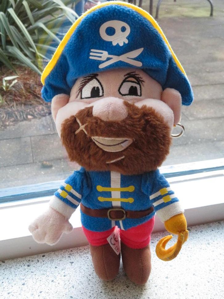 Mascotte van Capfun Cap Fun Piraat Zeerover, Kinderen en Baby's, Speelgoed | Knuffels en Pluche, Zo goed als nieuw, Overige typen