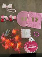 Babyshower versiering - Hoera een meisje!, Verzenden, Nieuw, Versiering, Geboorte of Huwelijk