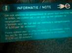 Laadpaal Informatie bordje metaal, Ophalen of Verzenden, Gebruikt