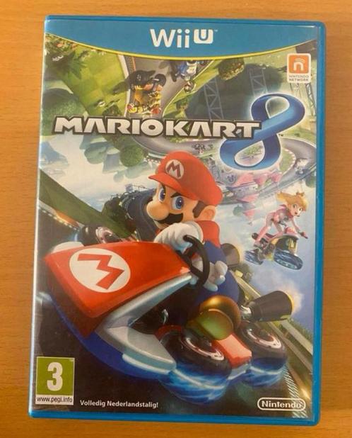 Mario kart 8 (WII U), Spelcomputers en Games, Games | Nintendo Wii U, Zo goed als nieuw, Racen en Vliegen, 3 spelers of meer, Vanaf 3 jaar