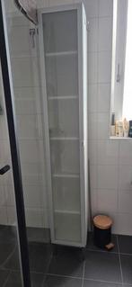 Badkamerkast met melkglas deur, Ophalen, (Half)hoge kast, Gebruikt, 50 tot 100 cm