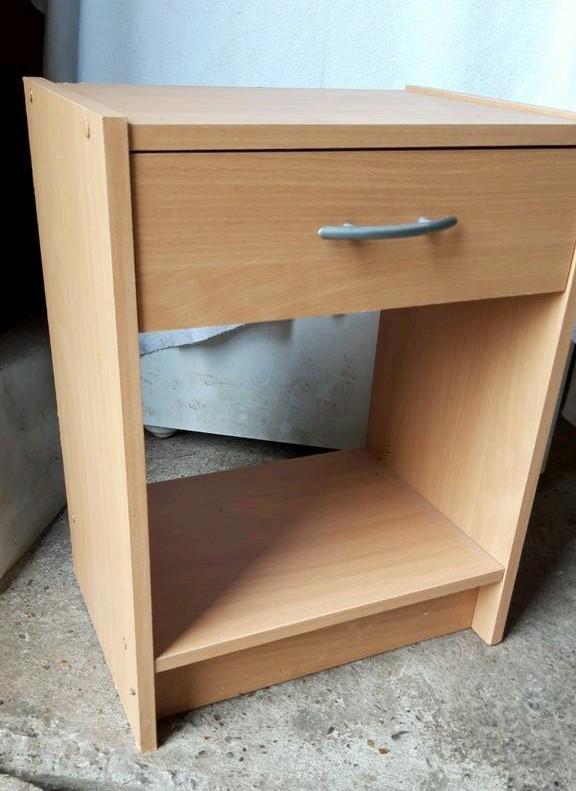 Klein Nachtkastje met Laatje, Huis en Inrichting, Slaapkamer | Nachtkastjes, Gebruikt, Minder dan 55 cm, Minder dan 45 cm, Hout