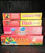 Monopoly, Risk, Stratego, Catan Junior, Hobby en Vrije tijd, Gezelschapsspellen | Bordspellen, Ophalen of Verzenden, Zo goed als nieuw