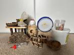 Diverse assesoires voor een hamsterscape, Ophalen, Gebruikt, Speelgoed