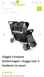 Kinderwagen voor 3 kinderen / drieling buggy, Ophalen, Zo goed als nieuw, Kinderwagen of Buggy