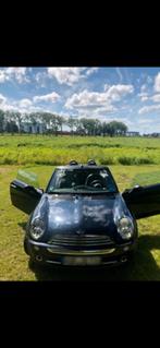 MINI Cooper Cabriolet BMW zwart ( R52 ) ( 2004 ), Auto's, Mini, Voorwielaandrijving, Zwart, Cabriolet, 116 pk
