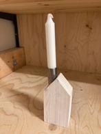 Kaarsenhouder hout huisje, Ophalen of Verzenden, Zo goed als nieuw