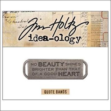 Tim Holtz Idea-ology Metal Quote Band Antique Nickel 93290/6 beschikbaar voor biedingen