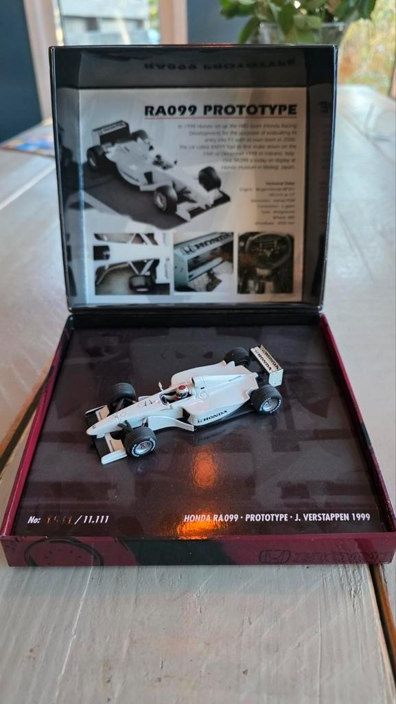 Jos Verstappen Honda Prototype - Zeldzaam!, Hobby en Vrije tijd, Modelauto's | 1:18, Nieuw, Auto, MiniChamps, Ophalen of Verzenden