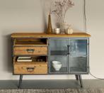 Vintage dressoir, Huis en Inrichting, Kasten | Dressoirs, Ophalen, 100 tot 150 cm, Zo goed als nieuw, Eikenhout