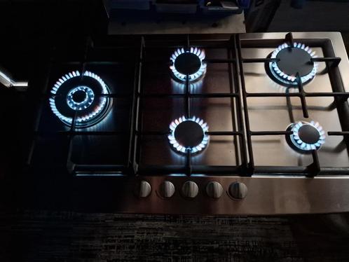 PELGRIM kookplaat op butaan propaan met wokbrander, Witgoed en Apparatuur, Kookplaten, Zo goed als nieuw, Inbouw, Gas, 5 kookzones of meer