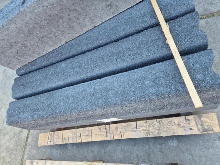 opsluitband 13/15x25x100 basalt uitgewassen, Tuin en Terras, Bielzen en Borders, Nieuw, Border, Beton, Minder dan 25 cm, Minder dan 100 cm