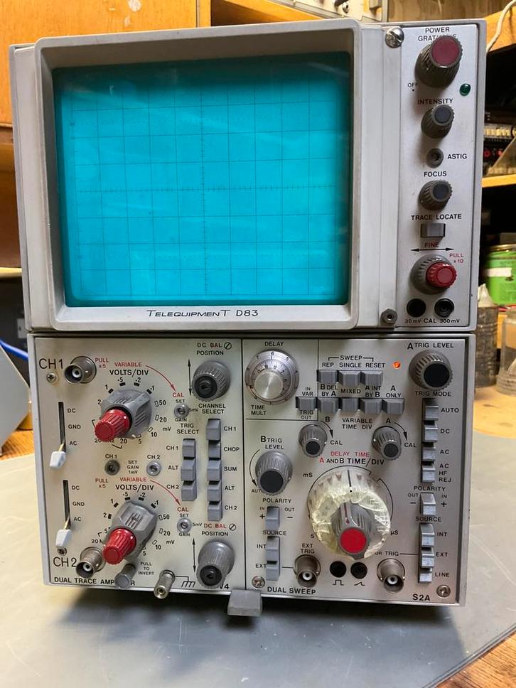 Telequipment oscilloscoop Model D83, Doe-het-zelf en Verbouw, Meetapparatuur, Gebruikt, Ophalen