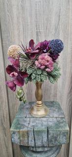 Bloemstukje zijdebloemen kunstbloemen, ., Nieuw, Ophalen of Verzenden, .