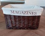 Rieten mand voor tijdschriften, Ophalen of Verzenden, Zo goed als nieuw, Rechthoekig, Riet