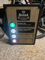 Bier reclame bord met verlichting., Ophalen of Verzenden, Zo goed als nieuw, Reclamebord, Plaat of Schild