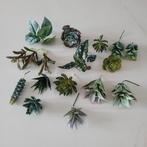 Kunstplantjes 17 stks, ca 10-15 cm hoog, Huis en Inrichting, Ophalen, Zo goed als nieuw