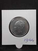 1 gulden 1944 Koningin Wilhelmina, 1 gulden, Zilver, Ophalen of Verzenden, Koningin Wilhelmina