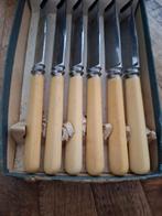 6 messen chesterfield, Huis en Inrichting, Ophalen of Verzenden, Zo goed als nieuw, Rvs of Chroom