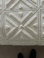 Ecru-kleurige gehaakte sprei., Huis en Inrichting, Slaapkamer | Beddengoed, Eenpersoons, Wit, Overige typen, Ophalen of Verzenden