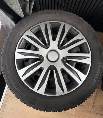 4x winterbanden goede staat, incl velgen en wieldoppen SEAT beschikbaar voor biedingen