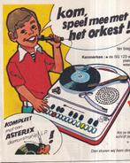 retro reclame 1977 Vanden Borre mini orgel & platenspeler, Overige typen, Ophalen of Verzenden