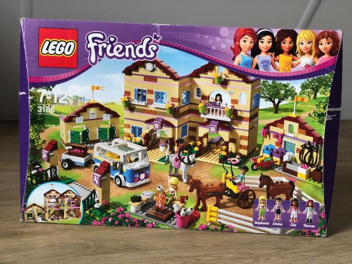 3185 LEGO Friends Paardenkamp - compleet met doos, Kinderen en Baby's, Speelgoed | Duplo en Lego, Gebruikt, Lego, Complete set