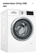 Bosch Wasmachine/Droger Combi, Witgoed en Apparatuur, 6 tot 8 kg, Ophalen, Gebruikt, 85 tot 90 cm