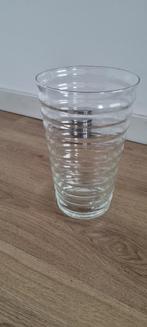 Vaas | Hoog | Rond |Glas, Gebruikt, Overige kleuren, Ophalen of Verzenden, Glas