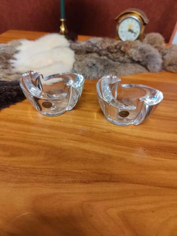 Vintage Amalfi Loodkristal 24% Asbakken/Schaaltjes (2 stuks) beschikbaar voor biedingen