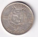 Belgique 100 Franc 1950 met randtikje, Postzegels en Munten, Verzenden, België, Losse munt, Zilver