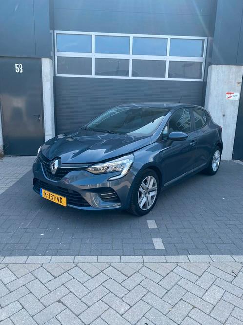 Renault Clio 1.0 TCe 90pk GPF 2021 Grijs, Auto diversen, Schadeauto's, Renault, Handgeschakeld, Benzine, Hatchback, Zilver of Grijs