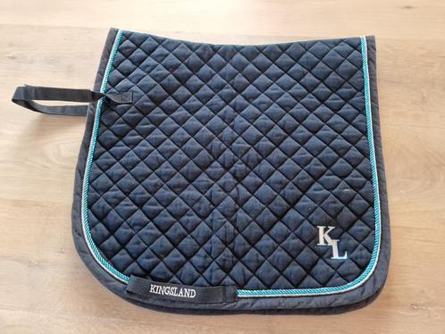 Kingsland Zadeldekje Dressuur Donkerblauw, Dieren en Toebehoren, Paarden en Pony's | Dekens en Dekjes, Gebruikt, Dekje, Verzenden