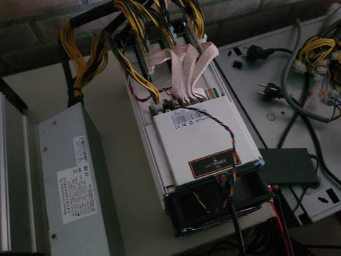 AntMiner V9 4x + Powersupply 3x + 1 kapot, Computers en Software, Servers, Gebruikt, Onbekend, Ophalen of Verzenden