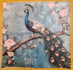 2 X Nieuwe kussenhoes  " Pauw, Ophalen of Verzenden, Nieuw, Overige kleuren, Vierkant