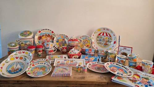 Blond amsterdam complete setI Love Holland +Unox set, Huis en Inrichting, Keuken | Servies, Zo goed als nieuw, Blond Amsterdam