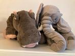 Nijlpaard en olifant knuffels ikea., Ophalen of Verzenden, Zo goed als nieuw, Olifant