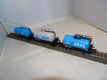 3 x Marklin 4440/4646 ketelwagon ARAL NIEUW in OVP (#913) beschikbaar voor biedingen