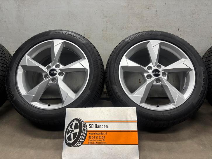 Audi Q3 2018-2025 Originele 19 inch velgen Winterbanden 7,5, Auto-onderdelen, Banden en Velgen, Banden en Velgen, Winterbanden