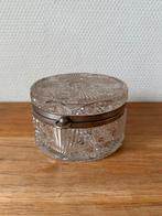 Antiek Baccarat Stijl Glazen Doosje, Brocante, Glaskunst, Ophalen of Verzenden