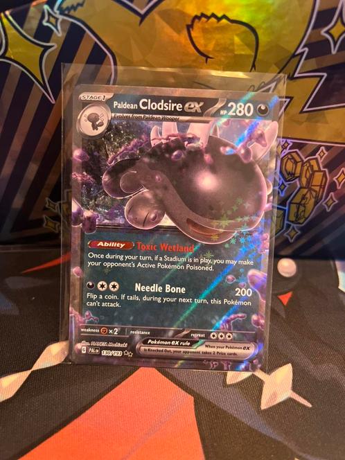 Paldean clodsire EX 130paldea, Hobby en Vrije tijd, Verzamelkaartspellen | Pokémon, Zo goed als nieuw, Meerdere kaarten, Ophalen of Verzenden