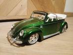 Volkswagen kever beetle cabriolet 1/18 custom look buglife, Ophalen of Verzenden