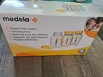 Medela set 3 flesjes, Ophalen, Zo goed als nieuw, Borstkolf
