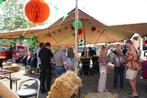 Stretchtent te huur - 6 x 10 - zandkleur - 60+ personen, Ophalen, Gebruikt, Opvouwbaar, Partytent