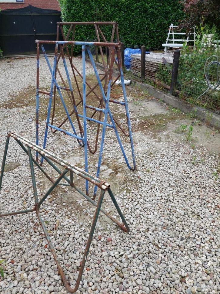 steigerbokken, Doe-het-zelf en Verbouw, Steigers, Gebruikt, Overige typen, Minder dan 2 meter, Ophalen