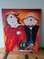 "Dikke Dame", Antiek en Kunst, Kunst | Schilderijen | Modern, Ophalen