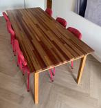 Eettafel, Huis en Inrichting, Tafels | Eettafels, Ophalen, Gebruikt, 50 tot 100 cm, Vijf personen of meer
