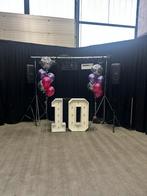 Lichtcijfers '10' te huur met helium trosjes, Ophalen of Verzenden, Gebruikt, Versiering, Verjaardag